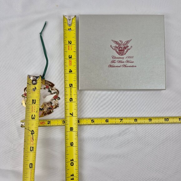 1998 Official White House Christmas Ornament Commemorates the 15th President - Picture 15 of 16